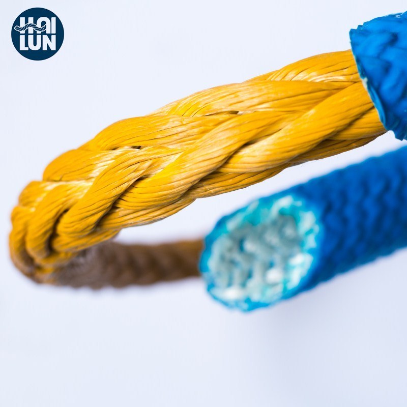 12 акций низкого удлинения, высокой интенсивности UHMWPE синтетической лебедки