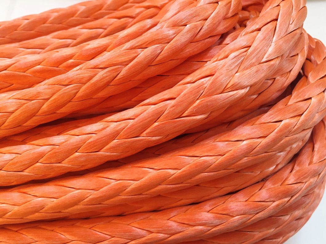 6 мм оранжевый HMWPE транспортное веревочное парусник