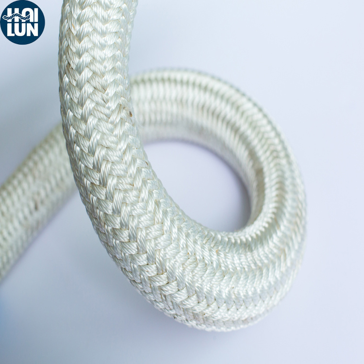 UHMWPE подводный тяговый веревкой с двойной тканой веревкой