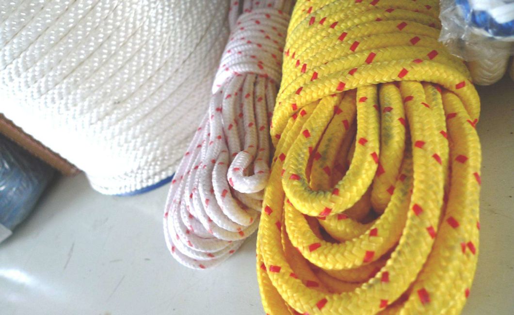 Высококачественный полиэстер плетеный канат морской троса