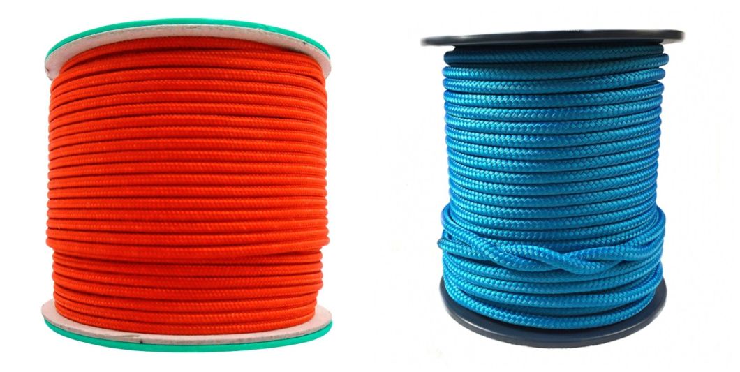 Красная высокоинтенсивная полипропиленовая двойная двойная пряжка ткачество