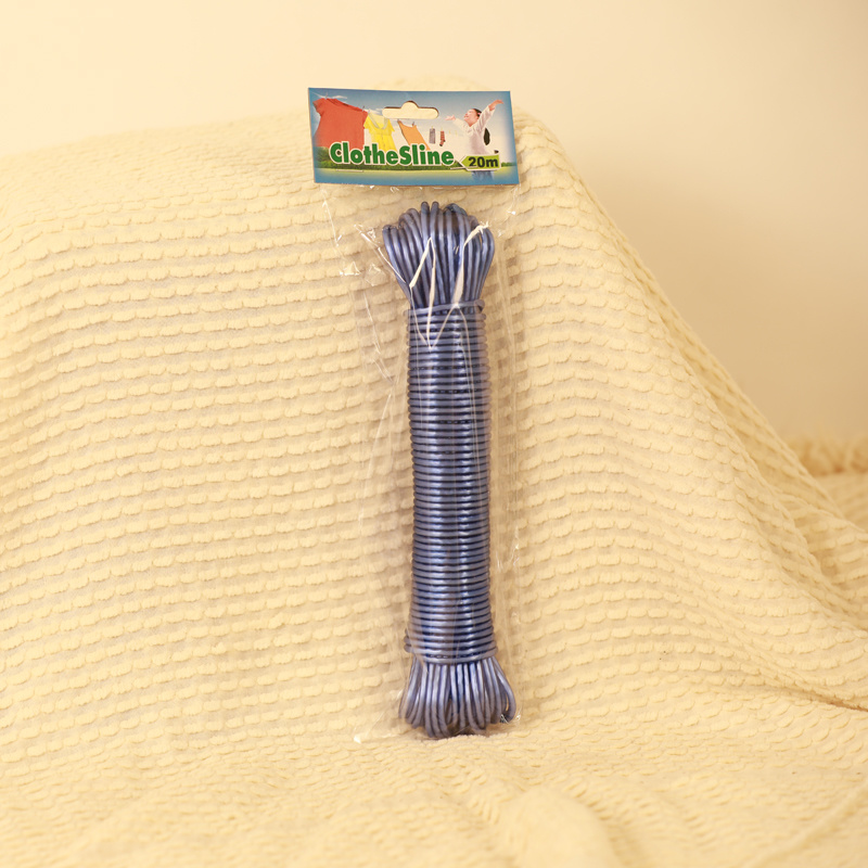 4 мм Наружная портативная бумажная карточка Упаковка, ПВХ + высокая интенсивная полиэфирная марлевая веревка для белья