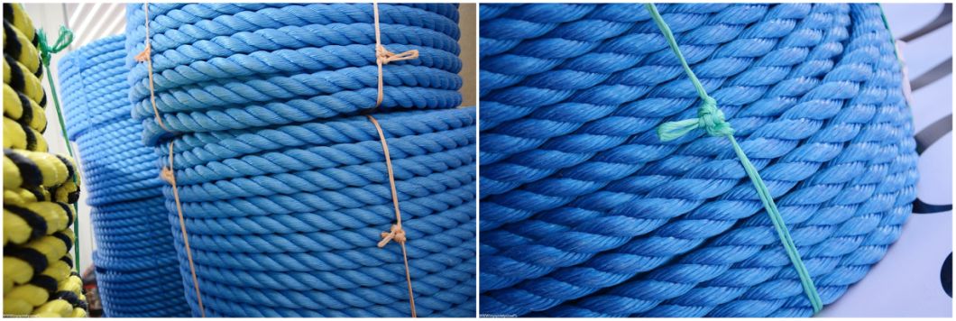 38mm Twist Blue Polypropplylen Ropes