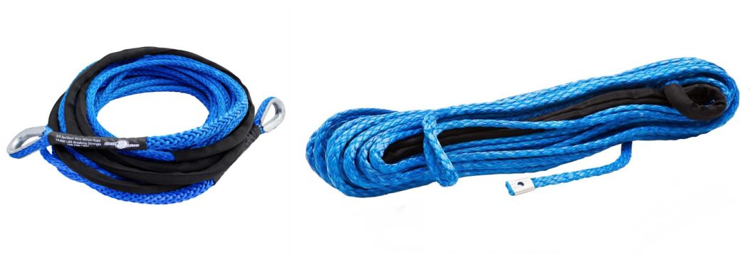 Синий UHMWPE дюйма внутри полиэстера наружной крышки