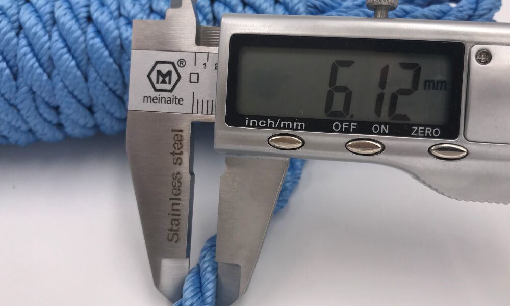 6 мм / 8 мм (1/4-5 / 16 дюйма) Красочный витой полиэстер веревочка Высокопрочный полиэфирный шнур