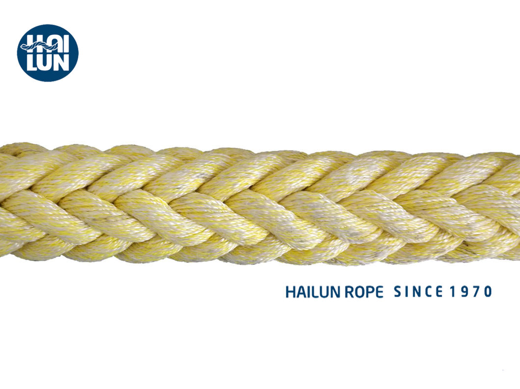 Dia 28 мм-160 мм 12 пряди полипропилен смешанная причальная веревка
