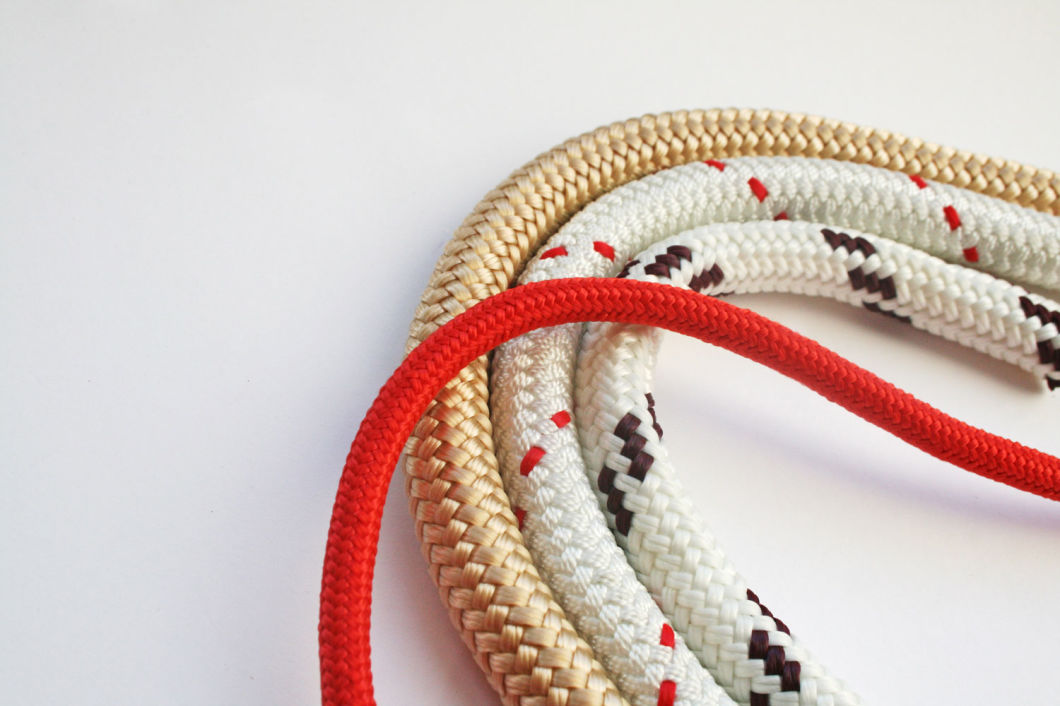 Полиэстер двойной тканый веревка 8 мм веревочный рулет