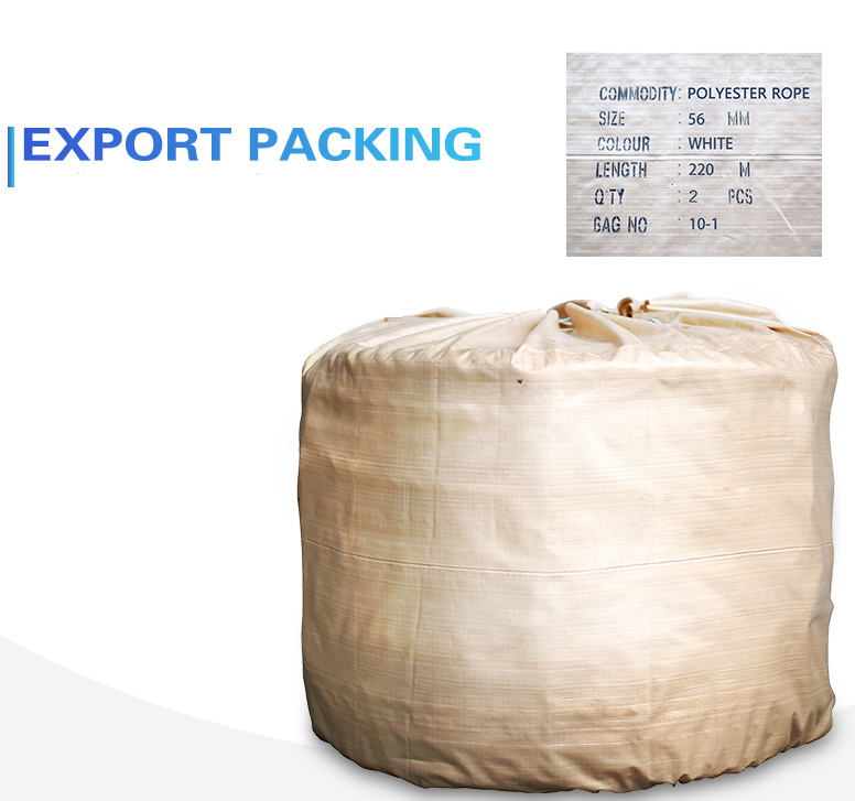 UHMWPE подводный тяговый веревкой с двойной тканой веревкой