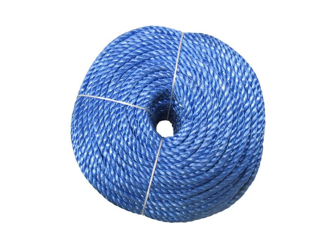 6mm蓝色化纤绳缆绳缆绳pp绳涤纶绳pe船用绳